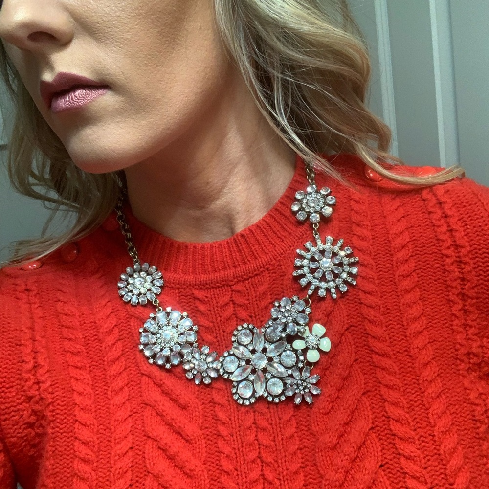 Crystal statement necklace - Picture 2 of 8